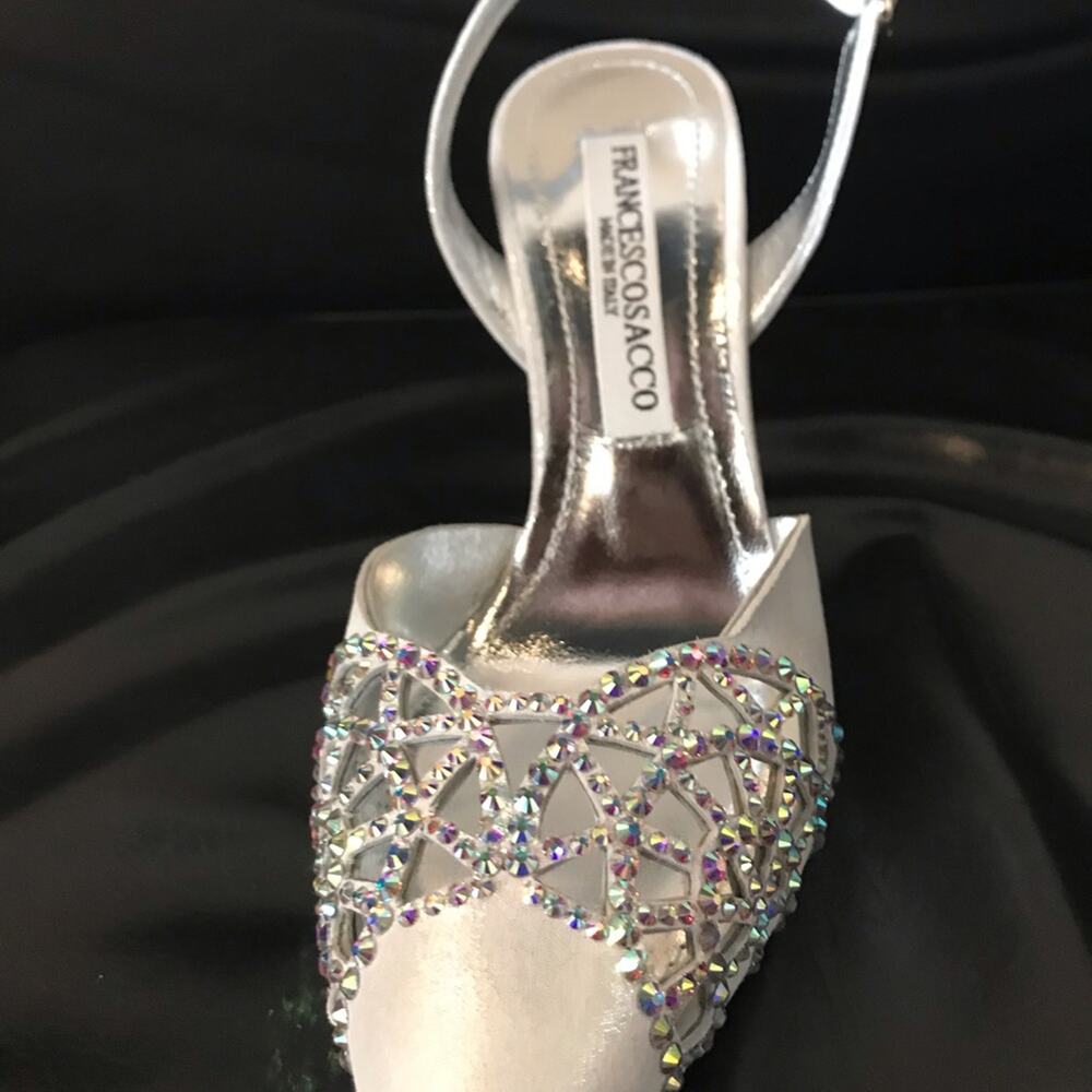 Hi heel silver sling back - Picture 2 of 4
